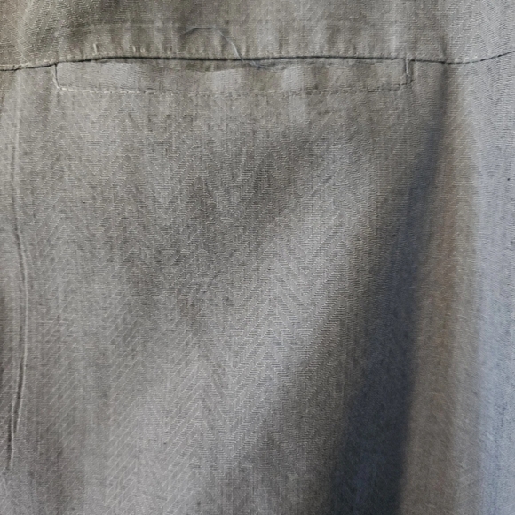 CALVIN KLEIN mens long sleeve dress shirt SIZE LARGE SLIM FIT color BLUE ... - Picture 4 of 9